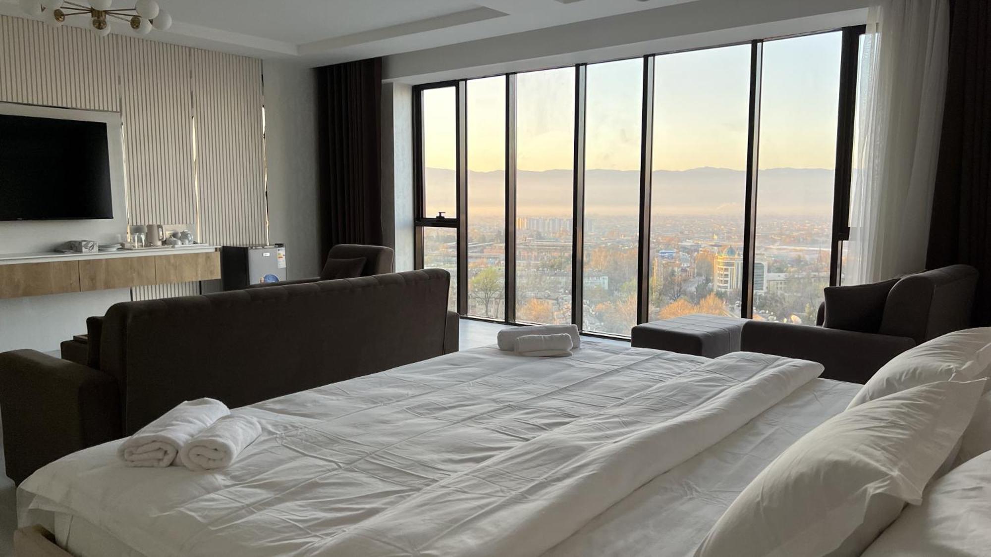 Hotel Panorama ドゥシャンベ エクステリア 写真